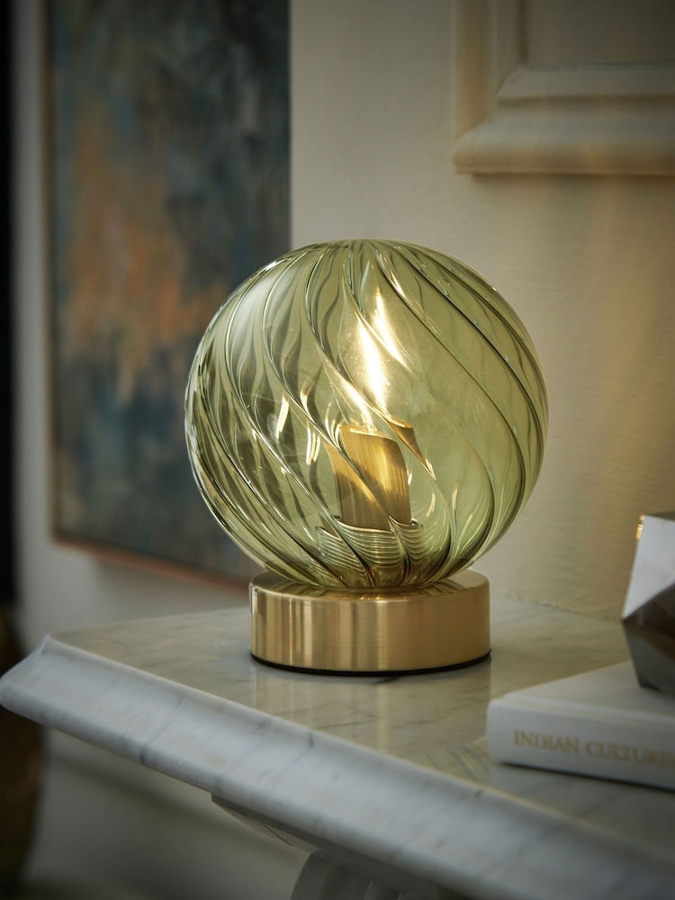 Green Freya Battery Operated Ambient Lamp - Image 1 of 6