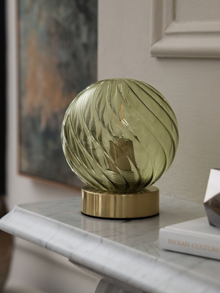 Green Freya Battery Operated Ambient Lamp - Image 2 of 6