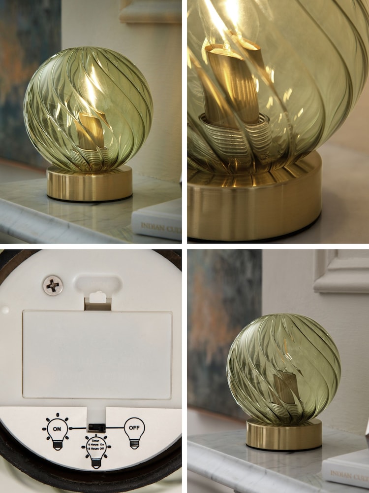 Green Freya Battery Operated Ambient Lamp - Image 2 of 8 Green Freya Battery Operated Ambient Lamp - Image 2 of 8
