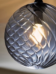 Blue Freya Flush Fitting Ceiling Light - Image 3 of 5