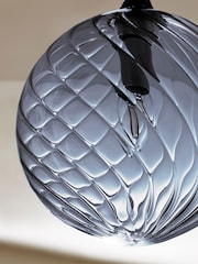 Blue Freya Flush Fitting Ceiling Light - Image 4 of 5