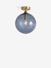 Blue Freya Flush Fitting Ceiling Light - Image 5 of 5