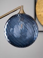 Blue Freya Floor Lamp - Image 4 of 5