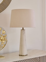 White Verona Table Lamp - Image 2 of 5
