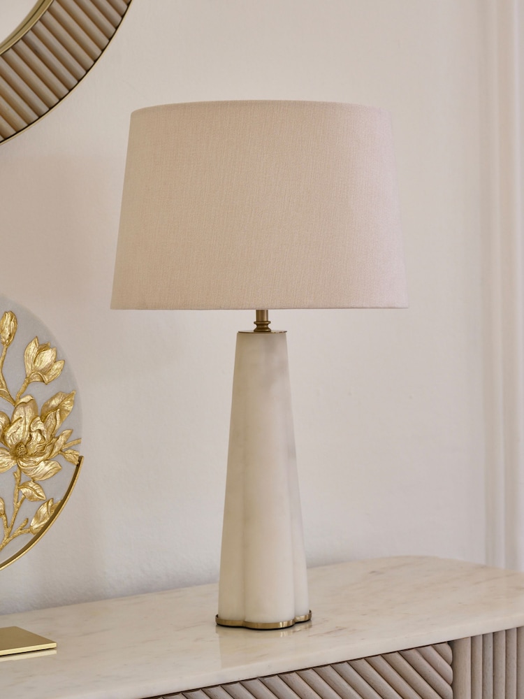 White Verona Table Lamp - Image 2 of 5
