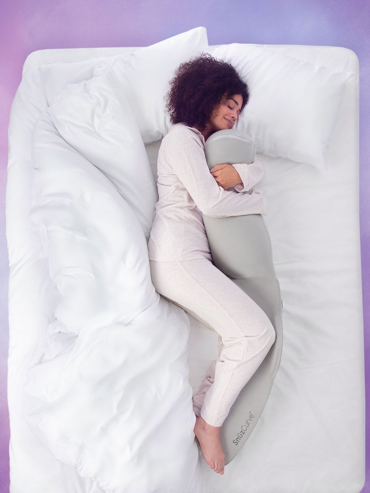 Snuz Curve Grey Pregnancy Pillow - Image 2 of 8