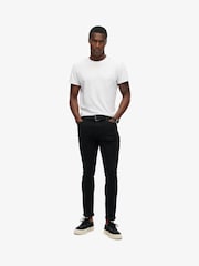 Superdry Black Cotton Slim Jeans - Image 2 of 7