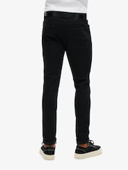 Superdry Black Cotton Slim Jeans - Image 4 of 7