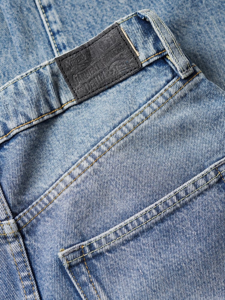 Superdry Blue Wide Leg Jeans - Image 6 of 7