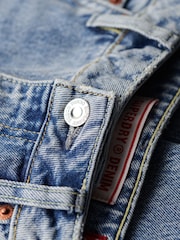 Superdry Blue Wide Leg Jeans - Image 7 of 7