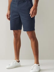 Navy Blue Signature Premium Cotton Chino Shorts - Image 1 of 8