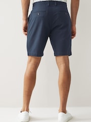 Navy Blue Signature Premium Cotton Chino Shorts - Image 3 of 8