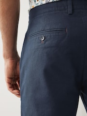 Navy Blue Signature Premium Cotton Chino Shorts - Image 5 of 8