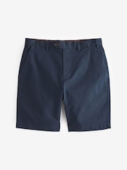 Navy Blue Signature Premium Cotton Chino Shorts - Image 6 of 8