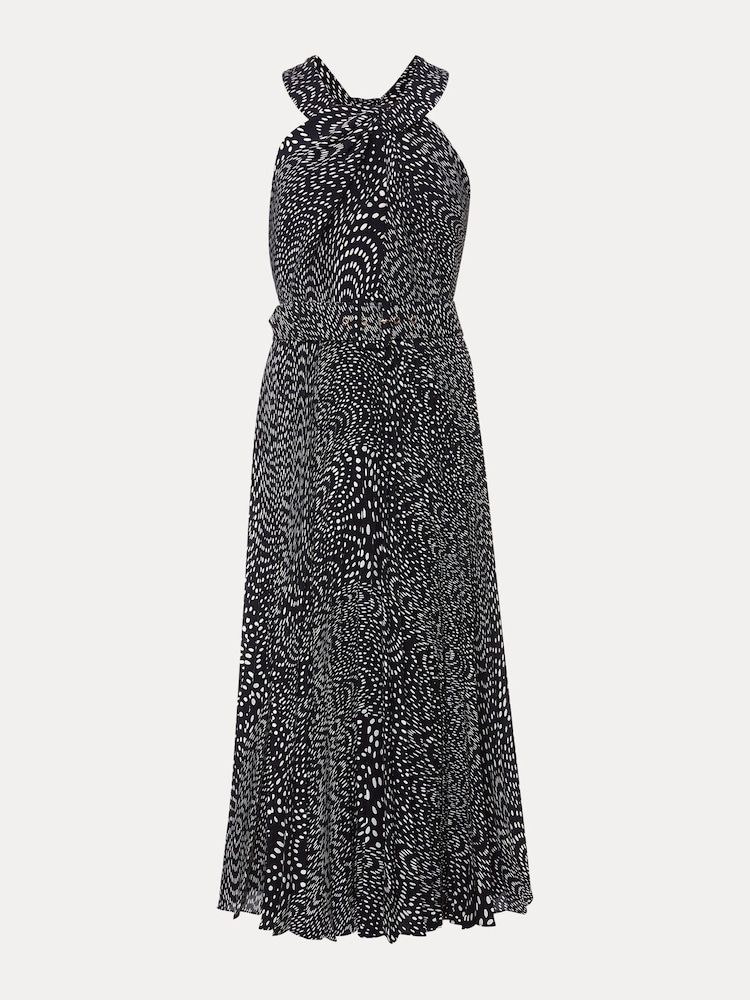 Phase Eight Blue Elsie Spot Dress - Image 5 of 5