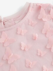 Pink 3D Mesh T-Shirt (3-16yrs) - Image 8 of 8