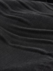 Washed Black Straight Stretch Denim Shorts - Image 6 of 6