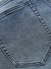 Megleno modra - Raztegljive denim kratke hlače - Slika 4 iz 5