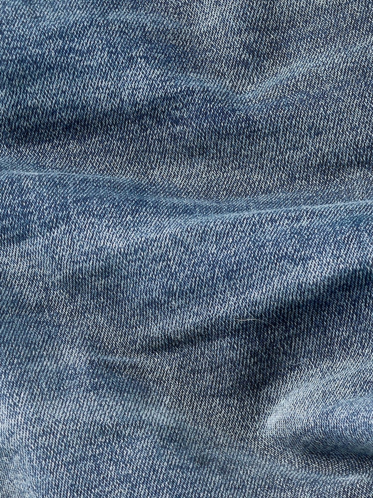 Megleno modra - Raztegljive denim kratke hlače - Slika 5 iz 5