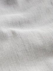 Light Grey Straight Stretch Denim Shorts - Image 5 of 5