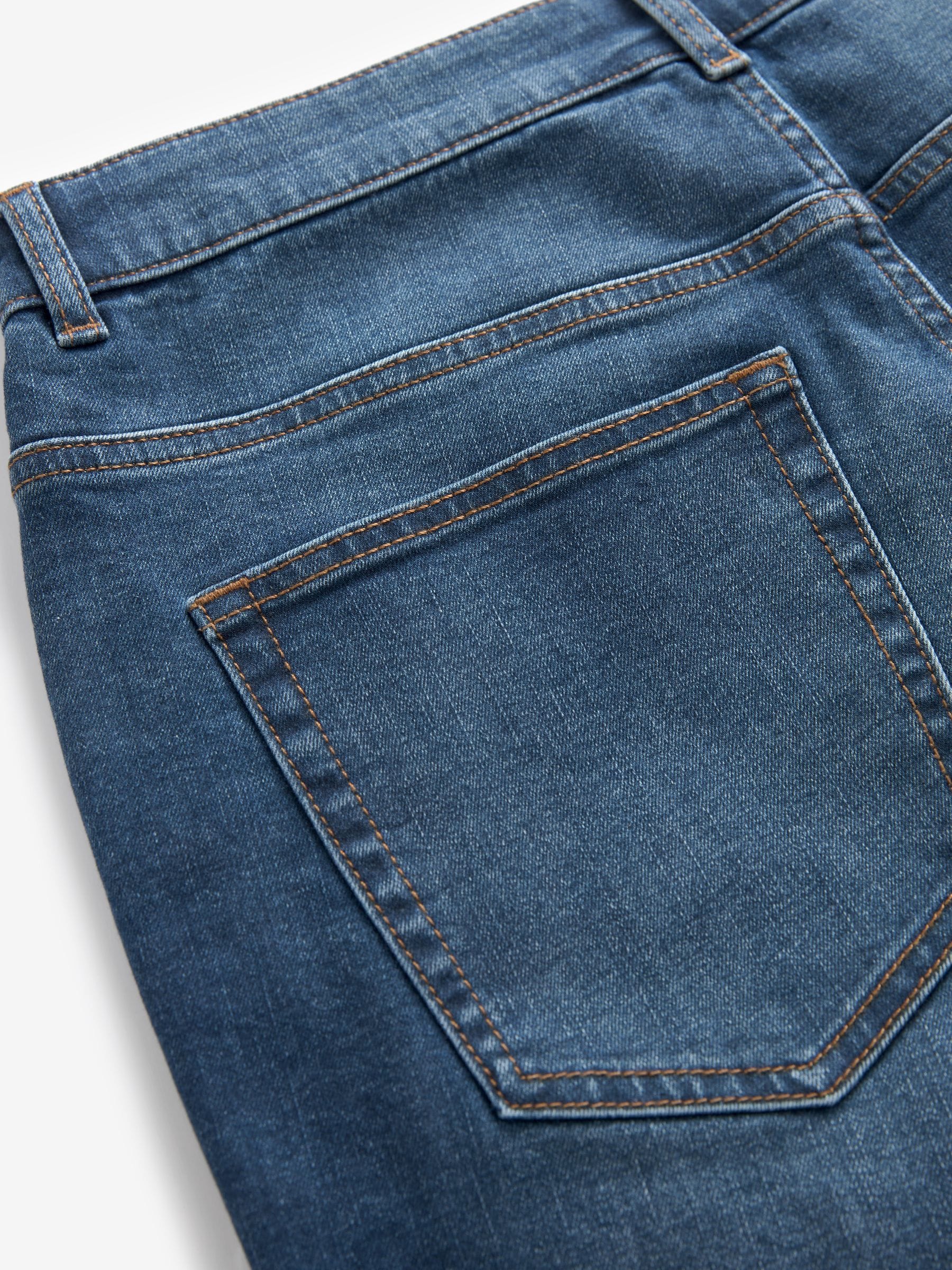 Buy Mid Blue Slim Fit Stretch Denim Shorts from Next South Africa