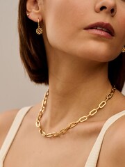 Orelia London Gold Plated Large Link Chain Necklace - Image 2 of 2