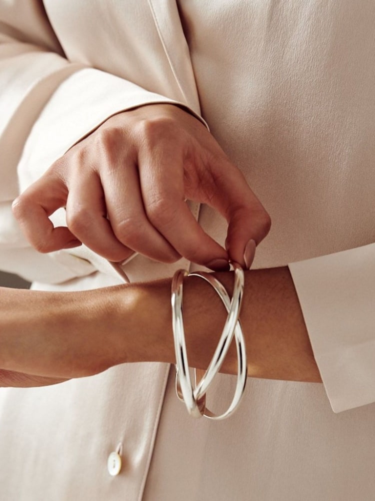 Orelia London Interlocking Bangle - Image 2 of 2