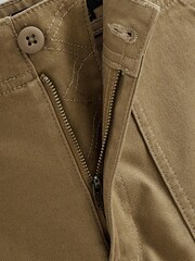 Steinbraun - Fatigue Cargoshorts mit Tasche - Bild 5 von 5