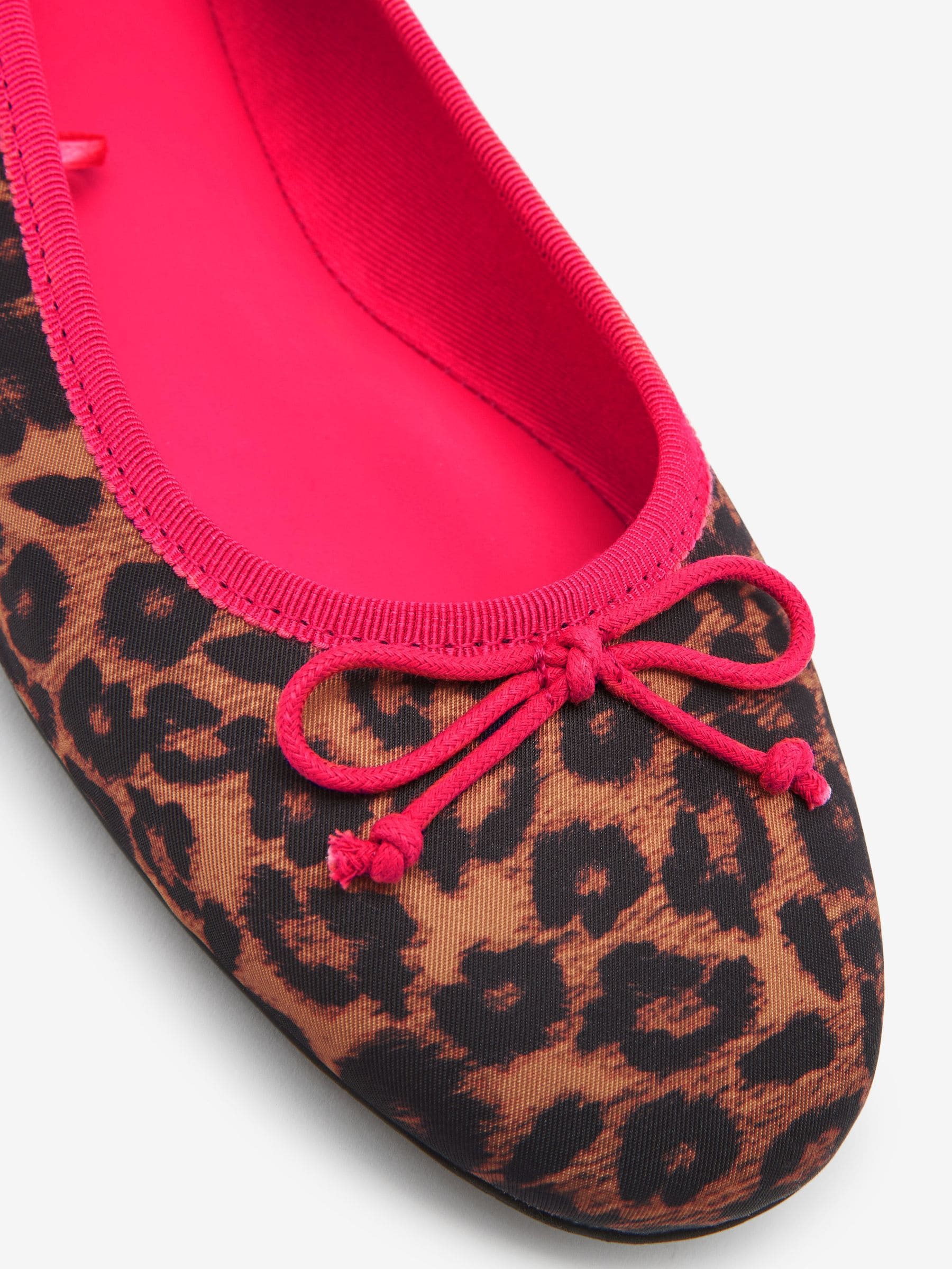Buy Leopard Print Regular Wide Fit Forever Comfort Ballerina Shoes from Next Luxembourg