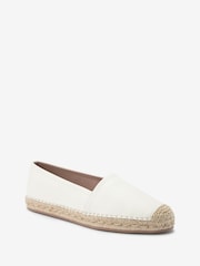 White Forever Comfort® Flat Espadrille Shoes - Image 2 of 5