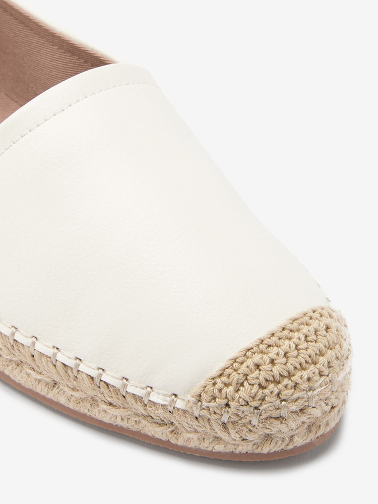 White Forever Comfort® Flat Espadrille Shoes - Image 4 of 5