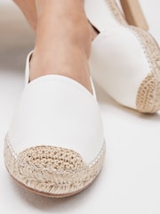 White Forever Comfort® Flat Espadrille Shoes - Image 5 of 5