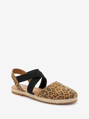 Leopardji potisk - Espadrile nizki čevlji - Slika 4 iz 6