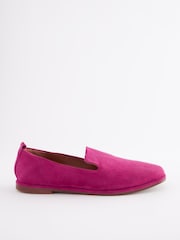 Różowy - Forever Comfort® Leather Slipper Shoes - Image 4 of 7