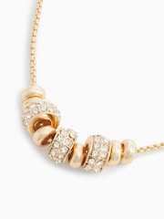 Gold Tone Popcorn Necklace - Image 2 of 2
