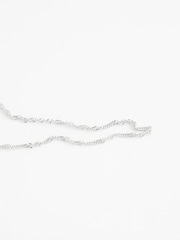 Sterling Silver Twisted Chain Anklet - Image 3 of 10