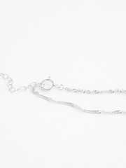Sterling Silver Twisted Chain Anklet - Image 6 of 10