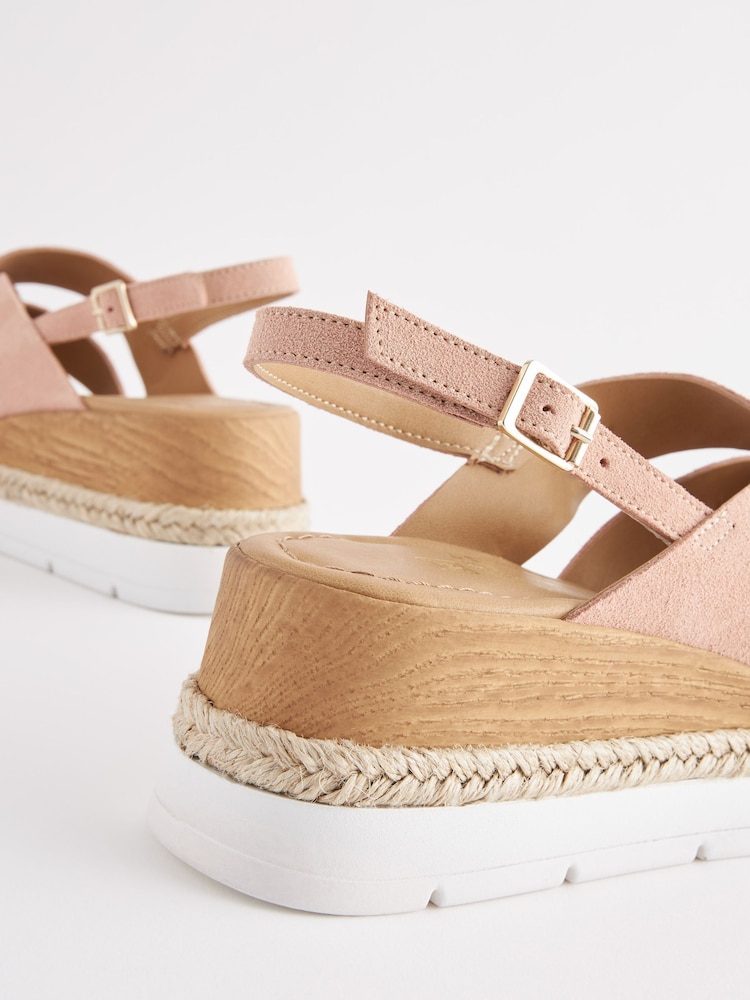 Pink Extra Wide Fit Forever Comfort® Extra Wide Fit Sports Crossover Wedges - Image 5 of 5