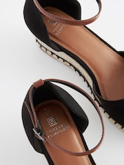 Black Extra Wide Fit Forever Comfort® Closed Toe Wedges - Image 5 of 7
