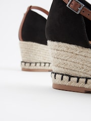 Black Extra Wide Fit Forever Comfort® Closed Toe Wedges - Image 6 of 7