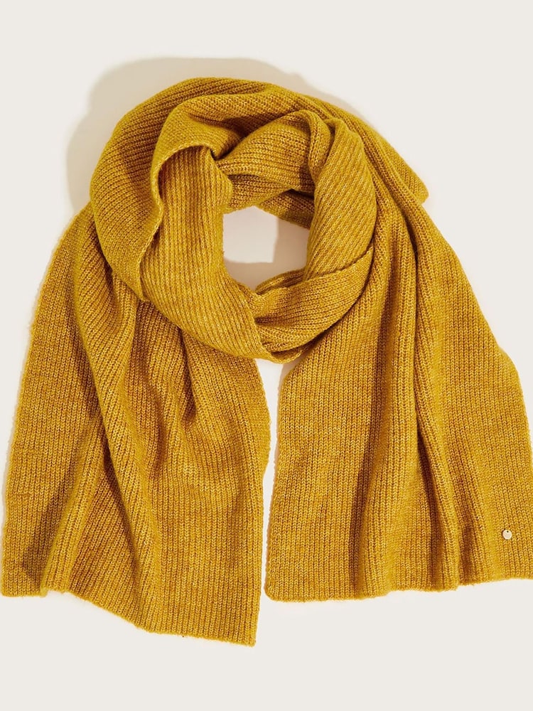 Monsoon Superweicher Strickschal mit Recycling-Polyester, Gelb - Bild 1 von 2 Monsoon Superweicher Strickschal mit Recycling-Polyester, Gelb - Bild 1 von 2