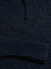 Ted Baker Blue Jackeiy V-Neck Sweater - Image 5 of 5