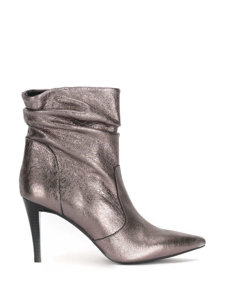 Mint Velvet Natural Sammy Leather Boots - Image 2 of 3