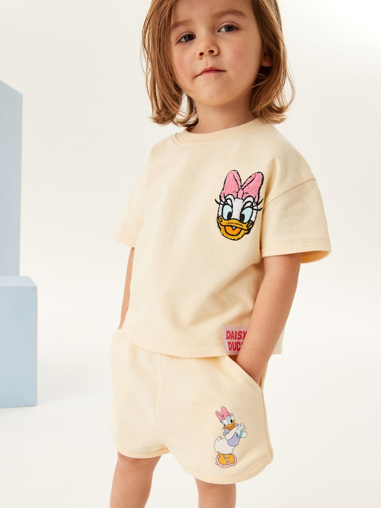 Daisy Duck Yellow Disney Short Co-ord (3mths-7yrs) - Image 1 of 10