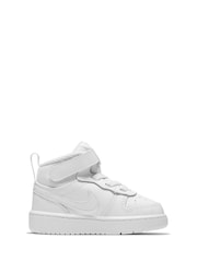 Nike White Toddler Court Borough Mid Trainers - Image 3 of 7