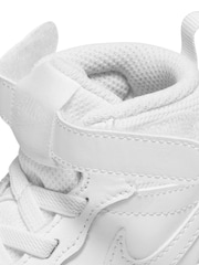 Nike White Toddler Court Borough Mid Trainers - Image 7 of 7