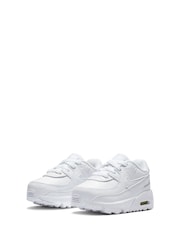 Nike White Air Max 90 Infant Trainers - Image 5 of 9
