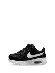 Nike Black/White Air Max SC Infant Trainers - Image 4 of 10