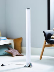 glow Chrome Galaxy Cylinder Floor Lamp - Image 2 of 6