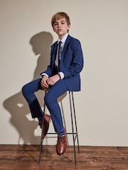Blue Premium Wool Blend Suit: Trousers (12mths-16yrs) - Image 2 of 4